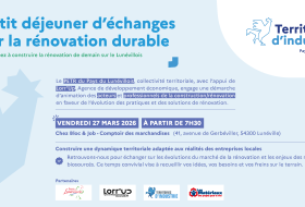 Petit déjeuner d'échanges sur larénovation durable