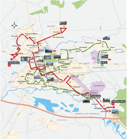 Plan réseau Lunéo